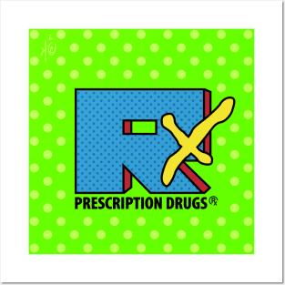 Pharmacy Pop Art 80s 90s MTV Parody Posters and Art